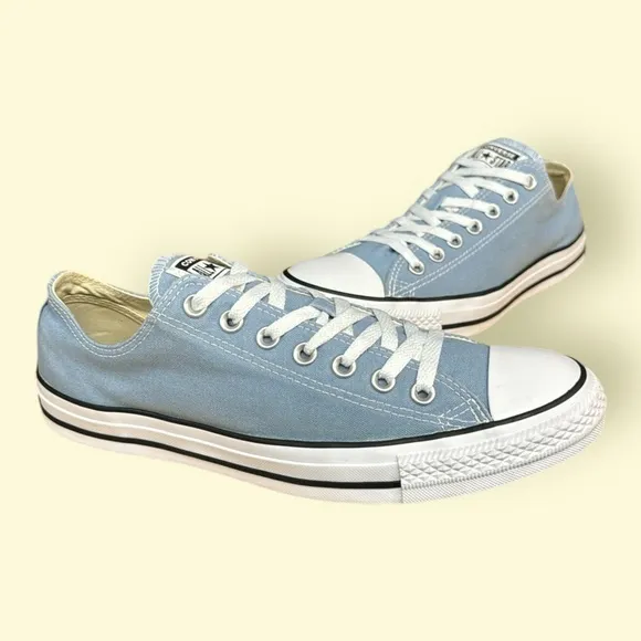 Converse Chuck Taylor All Star Blue Canvas Low Top Sneaker #162116F M-10 W-12