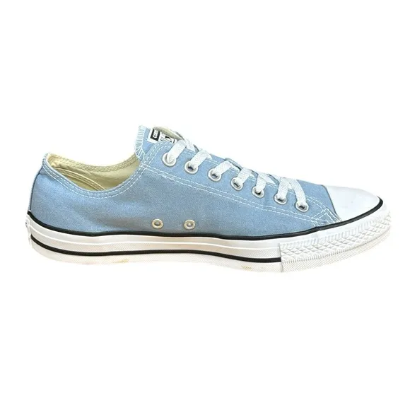 Converse Chuck Taylor All Star Blue Canvas Low Top Sneaker #162116F M-10 W-12