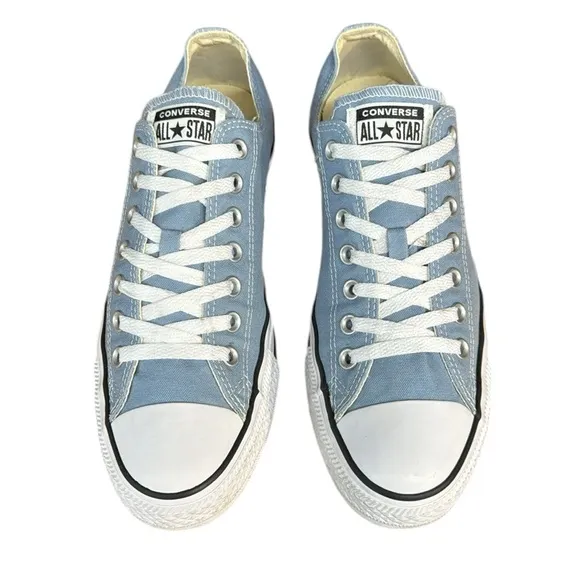 Converse Chuck Taylor All Star Blue Canvas Low Top Sneaker #162116F M-10 W-12