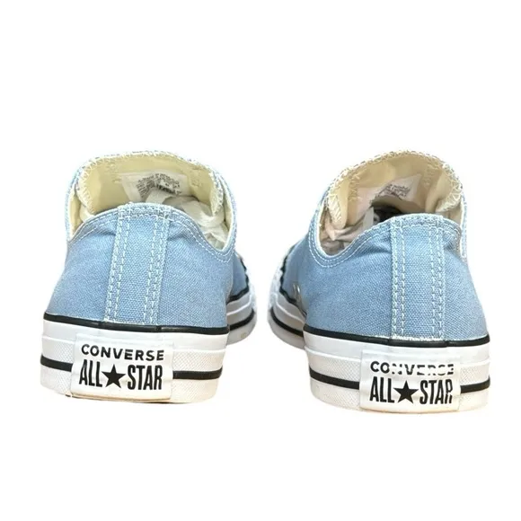 Converse Chuck Taylor All Star Blue Canvas Low Top Sneaker #162116F M-10 W-12