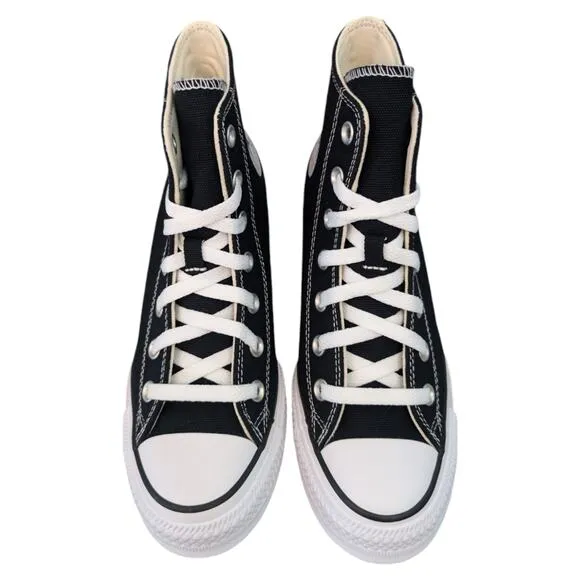 Converse Chuck Taylor All Star Hidden Wedge Platform Black White Sneaker 11 NEW