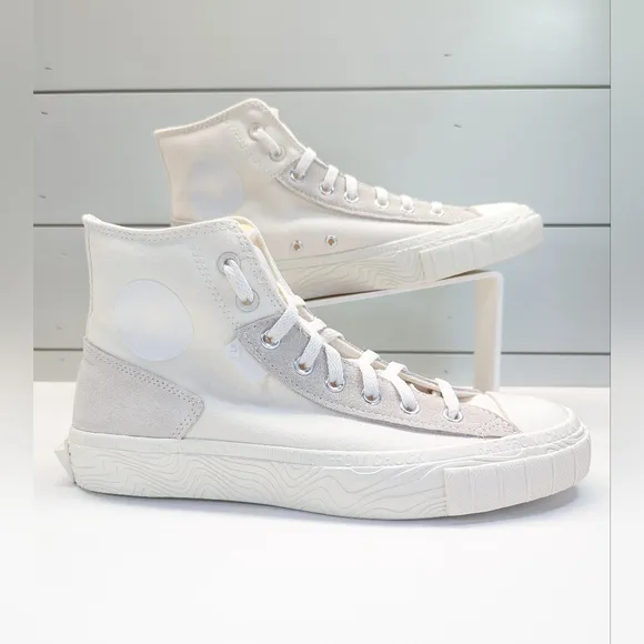 Converse Chuck Taylor Alt Star High Top Wavy Egret A04380C Canvas Leather Shoes