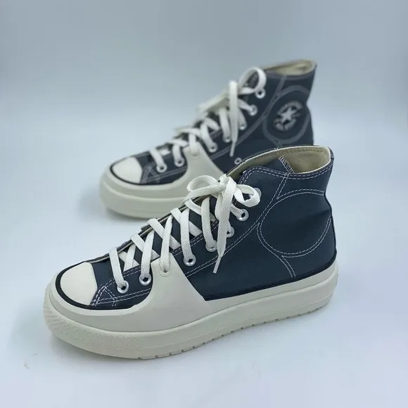 Converse Chuck Taylor Hi Construct Shoes Gray Canvas Women's Size 9 A05116C