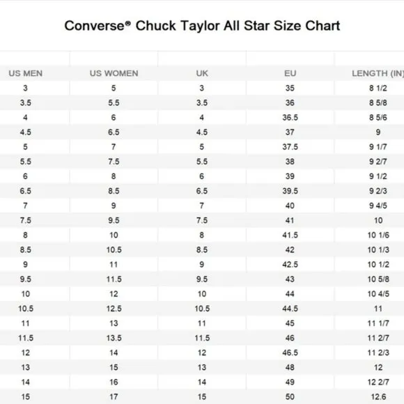Converse Chuck Taylor High Shoes Women Kids Black Canvas Sneakers Skate A04715F