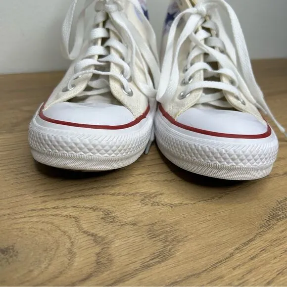 Converse Chuck Taylor All Star Lux Hi High Hidden Heel Wedge White Women’s 8.5