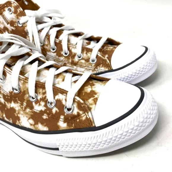 Converse Ctas High Top Shoes Men’s Size Canvas Warm Tan White Skate A06004C
