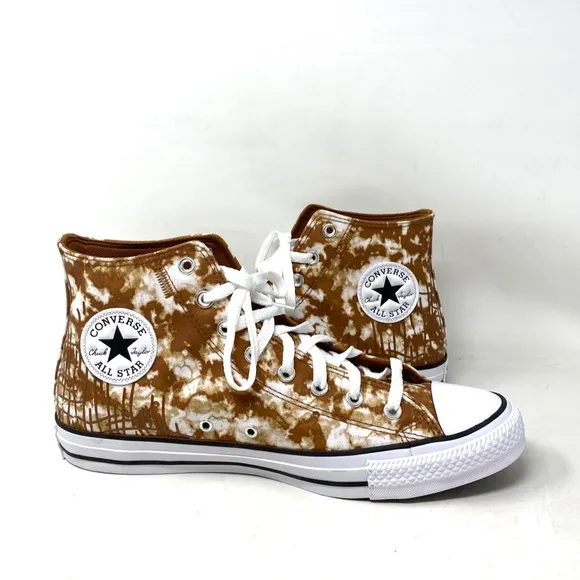 Converse Ctas High Top Shoes Men’s Size Canvas Warm Tan White Skate A06004C