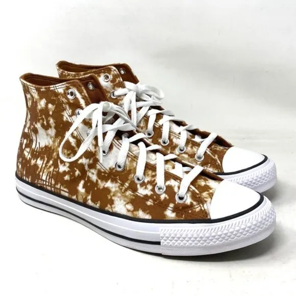 Converse Ctas High Top Shoes Men’s Size Canvas Warm Tan White Skate A06004C