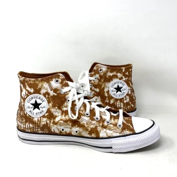 Converse Ctas High Top Shoes Men’s Size Canvas Warm Tan White Skate A06004C