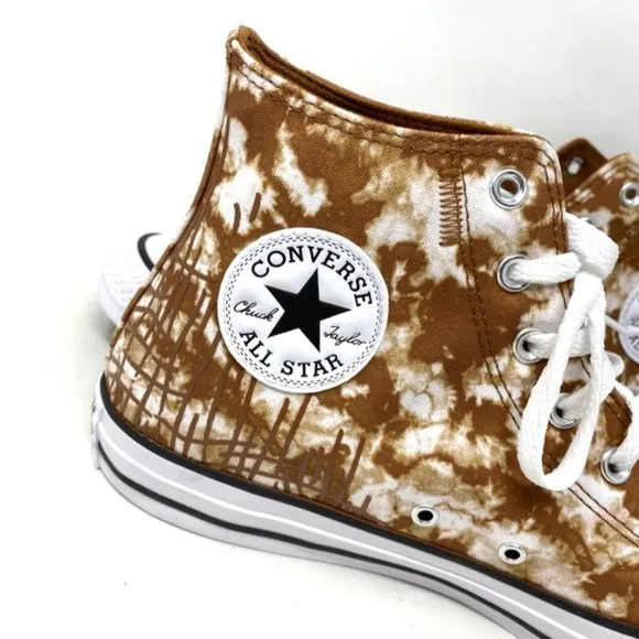 Converse Ctas High Top Shoes Men’s Size Canvas Warm Tan White Skate A06004C