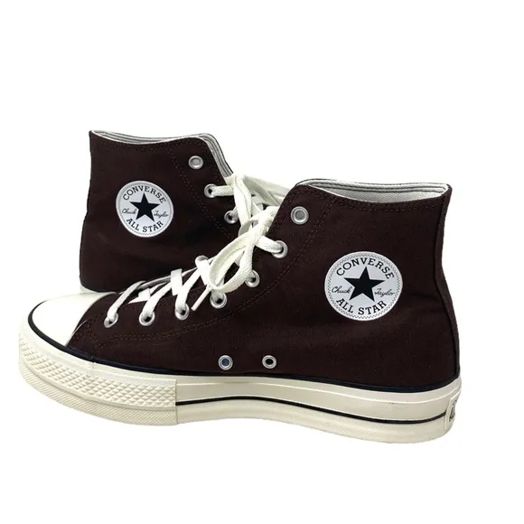 Converse Ctas Lift Platform Casual Brown Canvas Shoes Hi Men Custom 171209C-WWBW