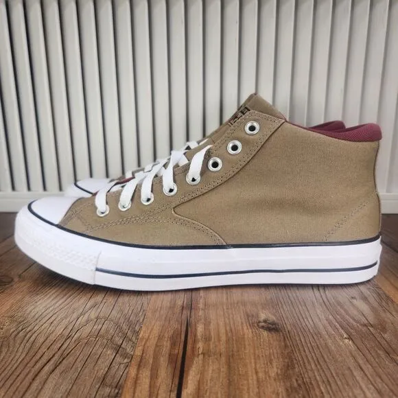 Converse CTAS Malden Street Mid Mens Size 12 Roasted Cherry Canvas Sneaker Shoes