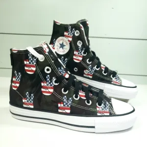 Converse Ctas Pro All Star High Top Camo USA canvas sneakers shoes Women's 5.5