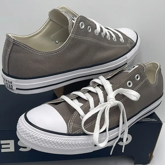 Converse Men's A08631FCTAS OXCLASSIC TAUPE Gray Canvas Sneakers