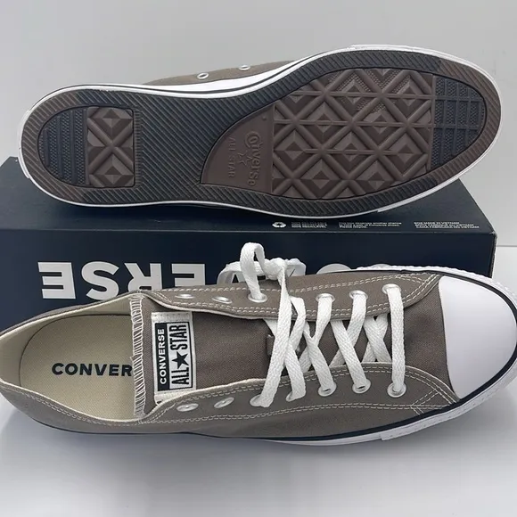 Converse Men's A08631FCTAS OXCLASSIC TAUPE Gray Canvas Sneakers