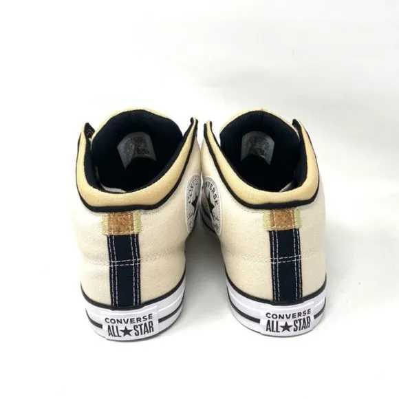 Converse Shoes Mens Ctas High Street MID Natural Ivory Beige Canvas Size 170935F