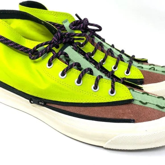 Converse Shoes Womens Deck Star Zip Love Drown Mid Top Size Suede Canvas 170053C