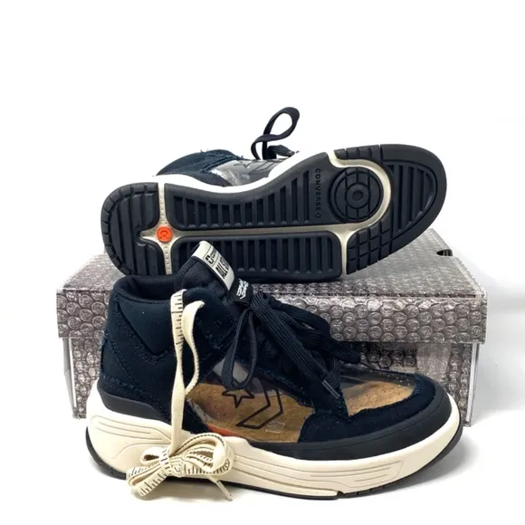 Converse x Joshua Vides Weapon CX Women's High Skate Shoes Black Canvas A00715C
