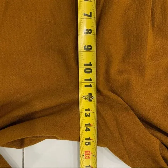 Cos Khaki Trousers Mens Sz 36 R Wool Blend Relaxed Pants Tailored Smart