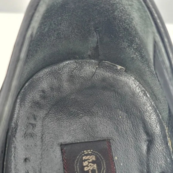 Creasioni Linea Marco Leather Oxford Dress Shoes Textured Made in Italy Men 42/9