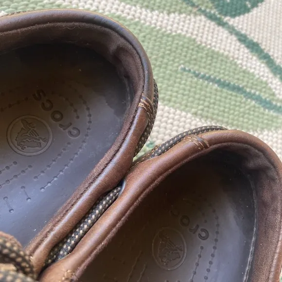 CROCS Islander Pit crew Leather Upper Boat / Water Shoes |Size 12