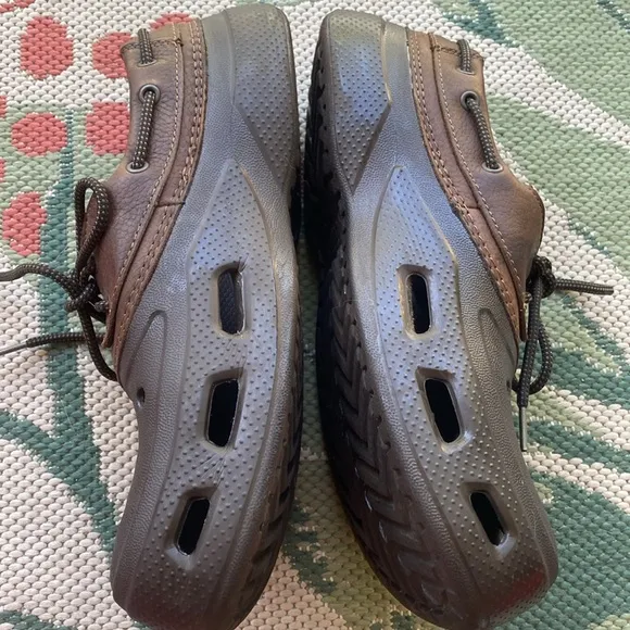 CROCS Islander Pit crew Leather Upper Boat / Water Shoes |Size 12