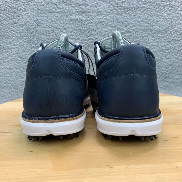 Cuater The Legend Travis Mathew Mens Size 8.5 Golf Shoes Blue Navy Leather NEW