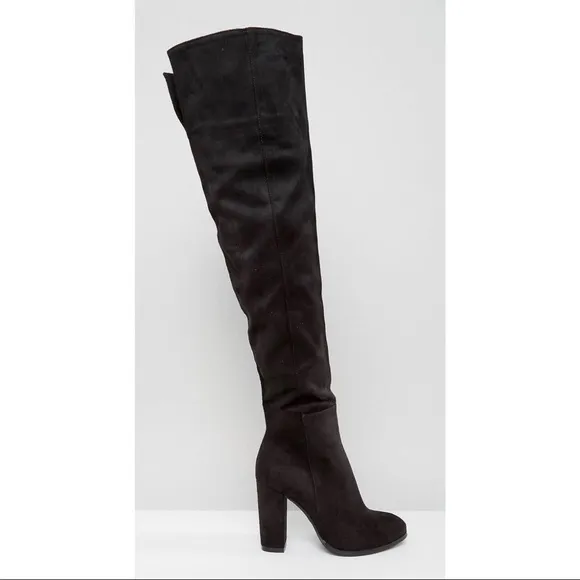 DAISY STREET OVER-THE-KNEE HEELED BOOTS