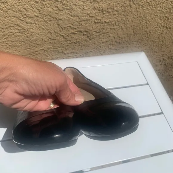 Dansko ballerina flats black leather size 5.5-6 (European 36)