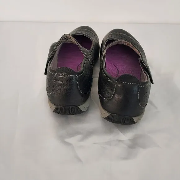 Dansko Black Leather Hadley Mary Jane Shoes Size 9