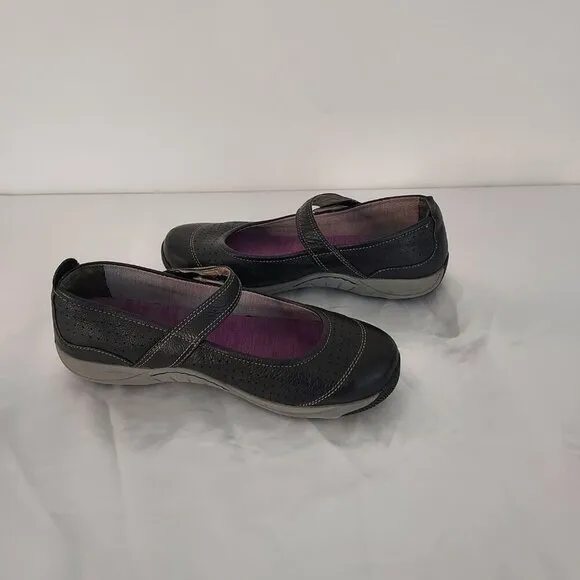 Dansko Black Leather Hadley Mary Jane Shoes Size 9