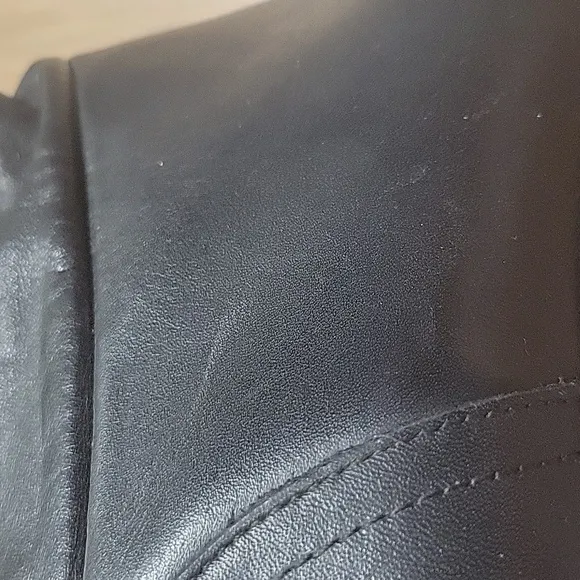 Dansko Bobbi Roll Down Black Leather Heeled Boots