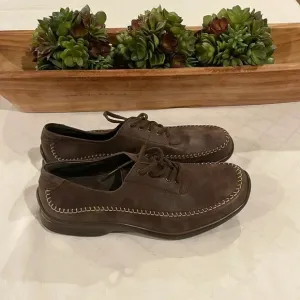 Dansko men’s leather lace up shoe shoes size 43 brown like new EUC