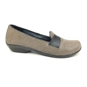 Dansko Oksana Women’s Brown Snakeskin Print Leather Flats Size EU 42 US 11.5-12