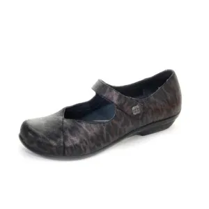 dansko opal metallic leopard textured shoes mary jane womens 41 us 10.5-11