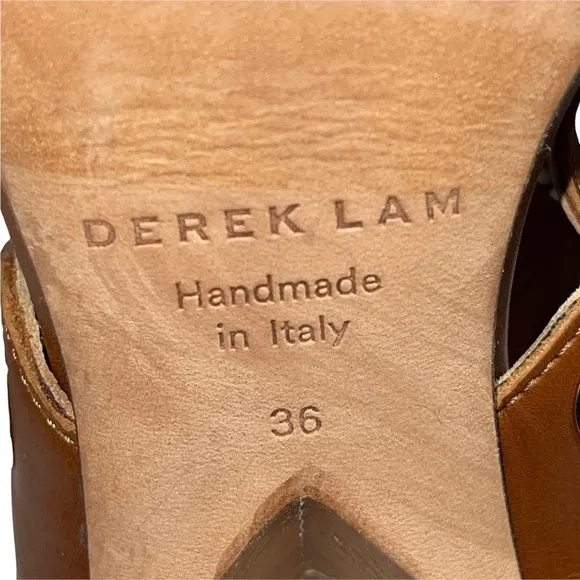Derek Lam Handmade Leather Woman Shoes Size 5.5/ Eu36