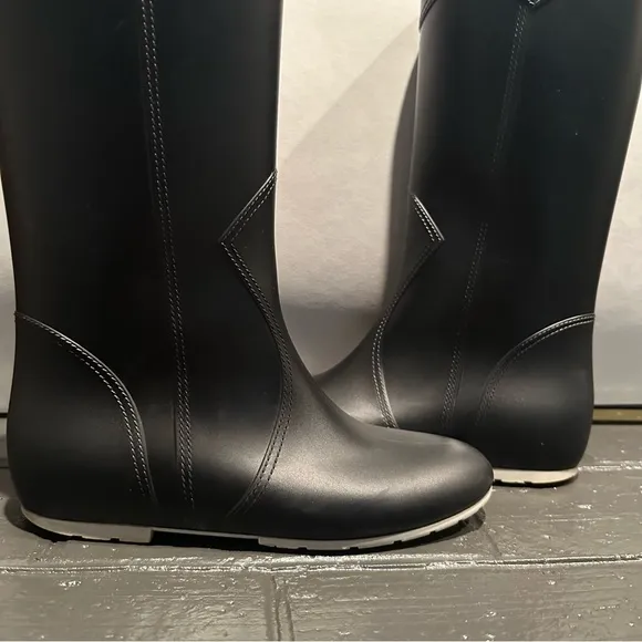 Designer Rain Boots by Fabio Rusconi  Made in Italy High End Boots Women’s 6