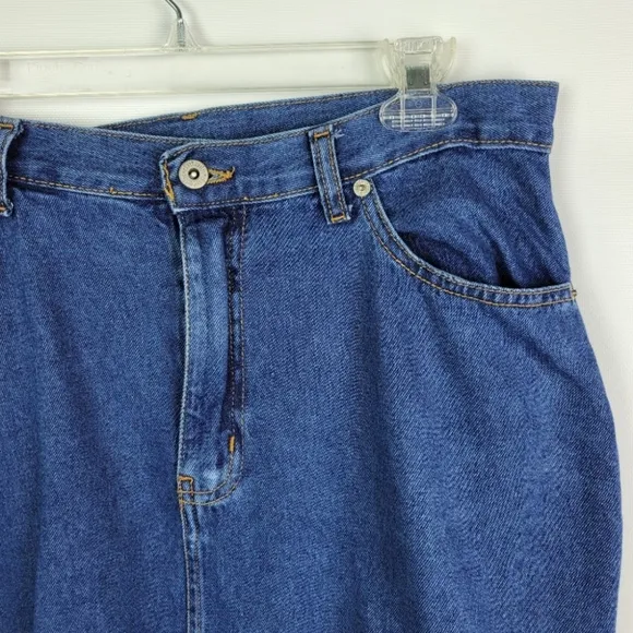DETAILS 100% Cotton Jean Skirt With Leather