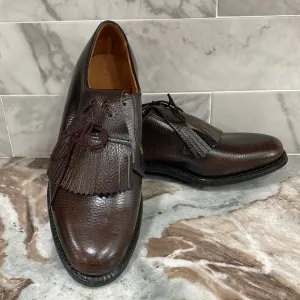 Dexter Golf Shoes Spiked Cleats Brown Leather Kiltie Mens Sz 8D Vintage Pro
