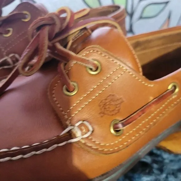 Dexter Vintage Men's Leather Boat Shoes Size 8M