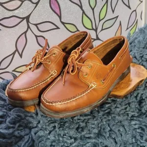 Dexter Vintage Men's Leather Boat Shoes Size 8M