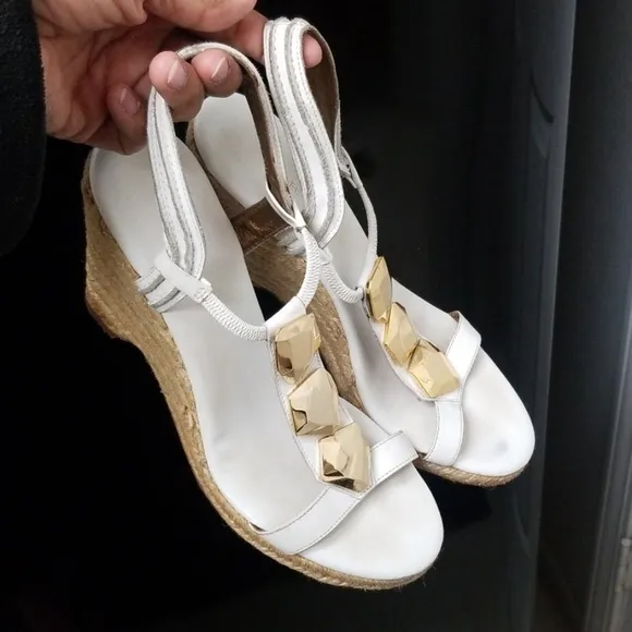 Diane Von Furstenberg ESPADRILLE WEDGES SANDALS