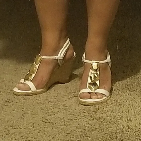 Diane Von Furstenberg ESPADRILLE WEDGES SANDALS
