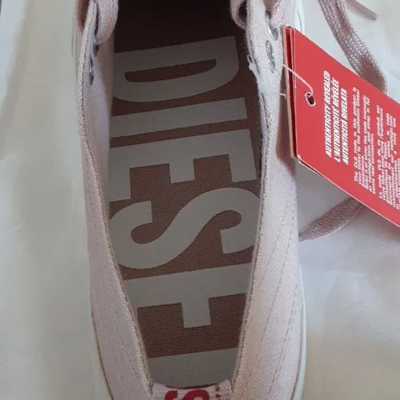 DIESEL Athos 8 Low Women's Sneakers, Pink, Euro size 39, US 8.5 NWT