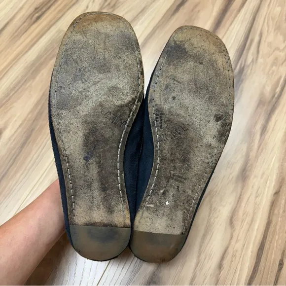 Diesel Onestyle Suede Slip On Loafers Moccasins Shoes Indigo Blue 43/10