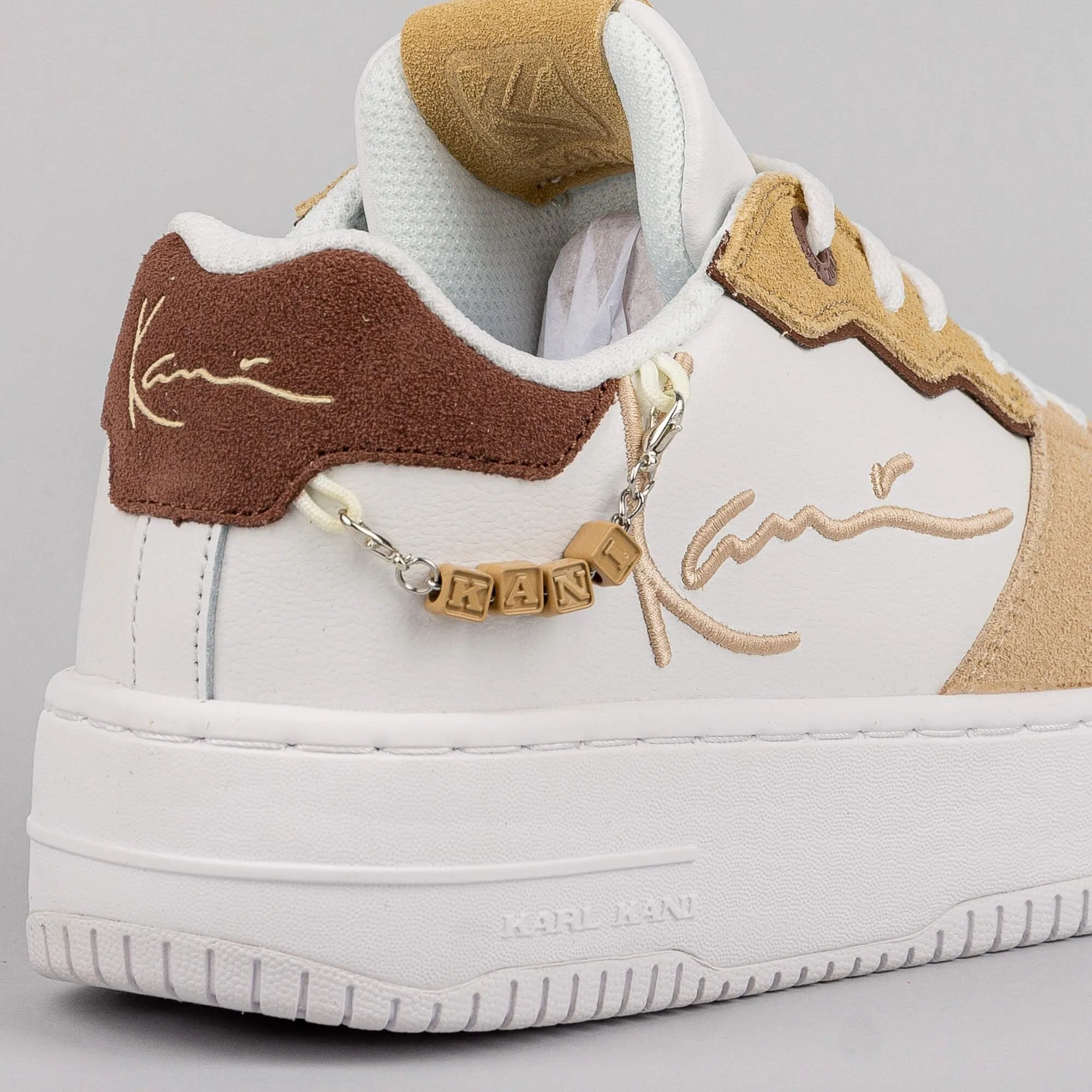 Dámske tenisky Karl Kani Wmns KK Kani 89 UP LOGO PRM Beige/Brown