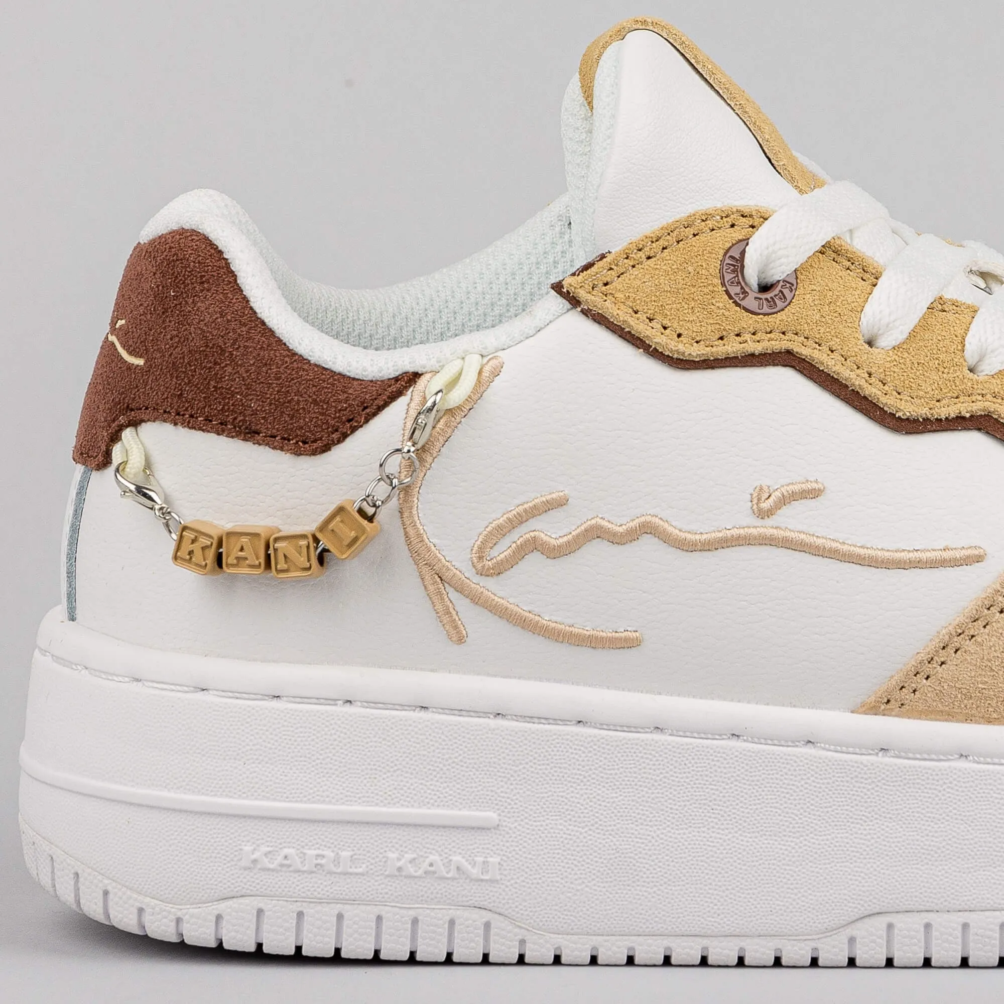 Dámske tenisky Karl Kani Wmns KK Kani 89 UP LOGO PRM Beige/Brown