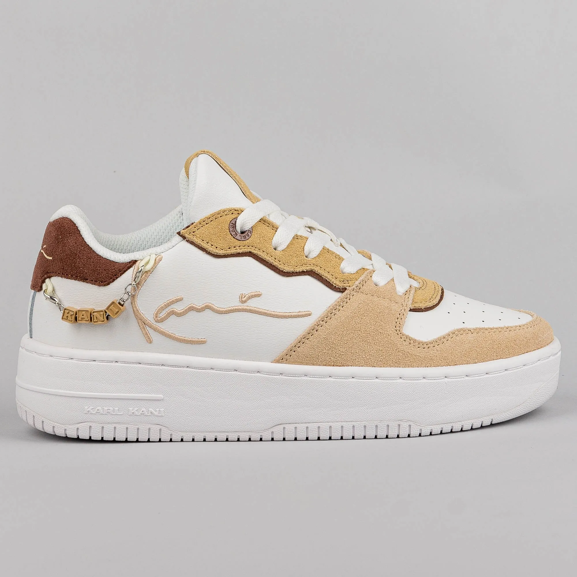 Dámske tenisky Karl Kani Wmns KK Kani 89 UP LOGO PRM Beige/Brown