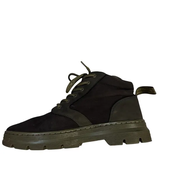 Doc Dr. Martens Bonny Chukka Boots Brown Mens 9 6-Eye Lace Up Shoes Canvas Suede
