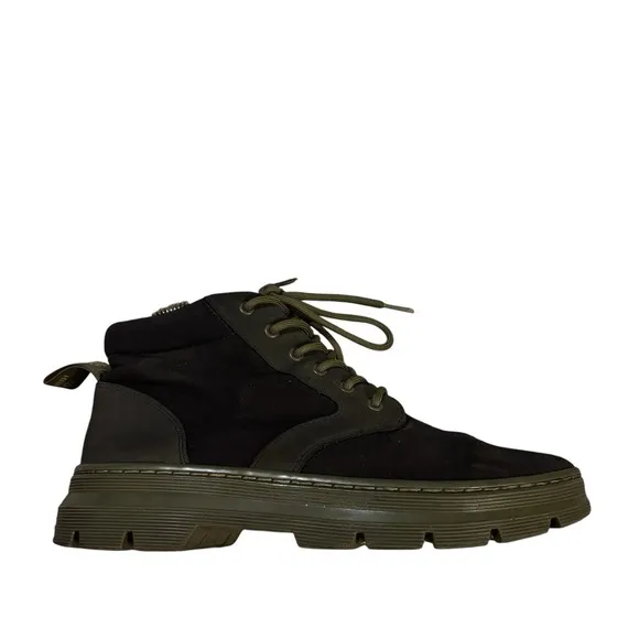 Doc Dr. Martens Bonny Chukka Boots Brown Mens 9 6-Eye Lace Up Shoes Canvas Suede